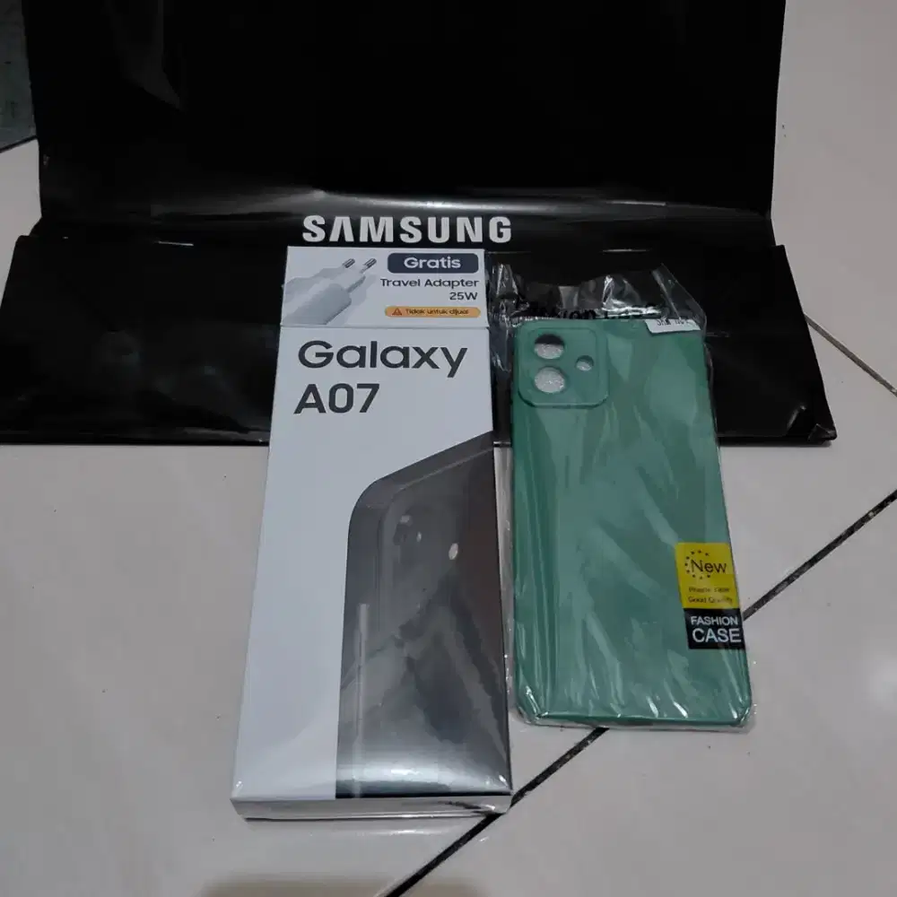Dijual Hp Samsung | Samsung Galaxy A07, Varian Black 8/256. NEW!!!