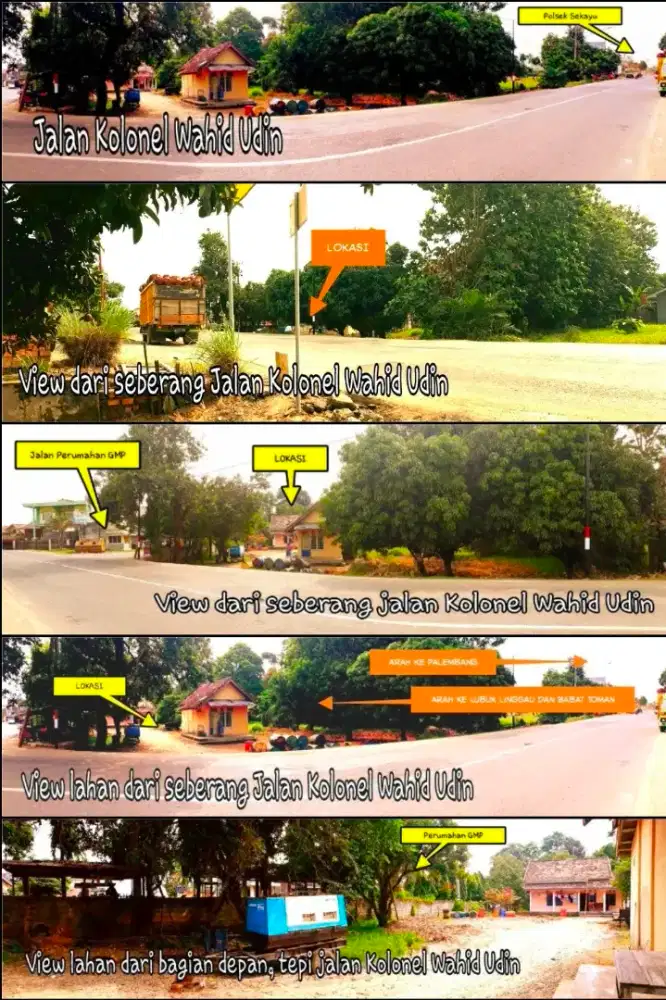 Dijual Tanah dan Rumah Dekat Polsek Sekayu dan Perumahan GMP