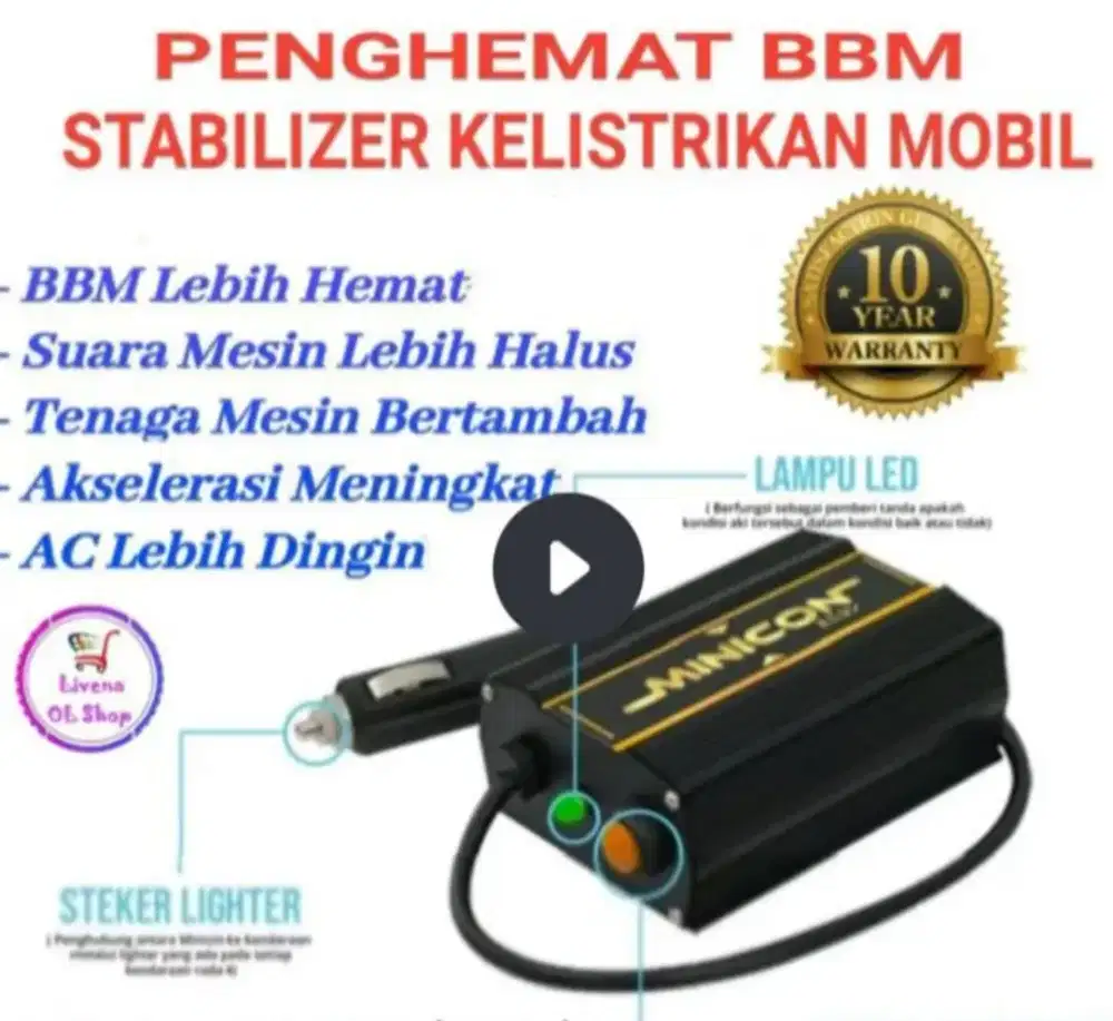 Minicon Penghemat bbm, stabilizer kelistrikan mobil