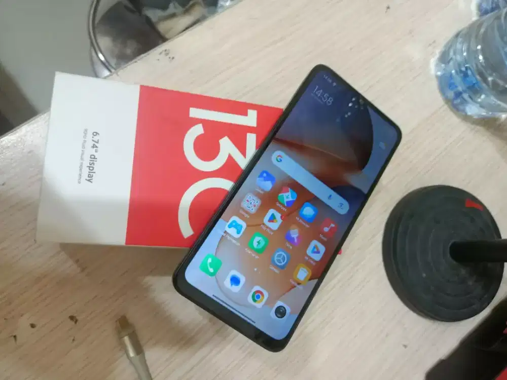 Xiomi redmi 13C ram 6/128 msh original semua nya lkp cas ORI oppo
