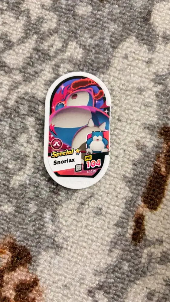 Pokemon Mezastar Season 4 Mezatag Special Snorlax