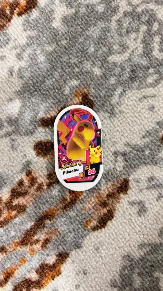 Pokemon Mezastar Season 4 Mezatag Special Pikachu