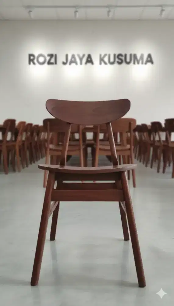 Kursi ropan kayu jati kursi cafe