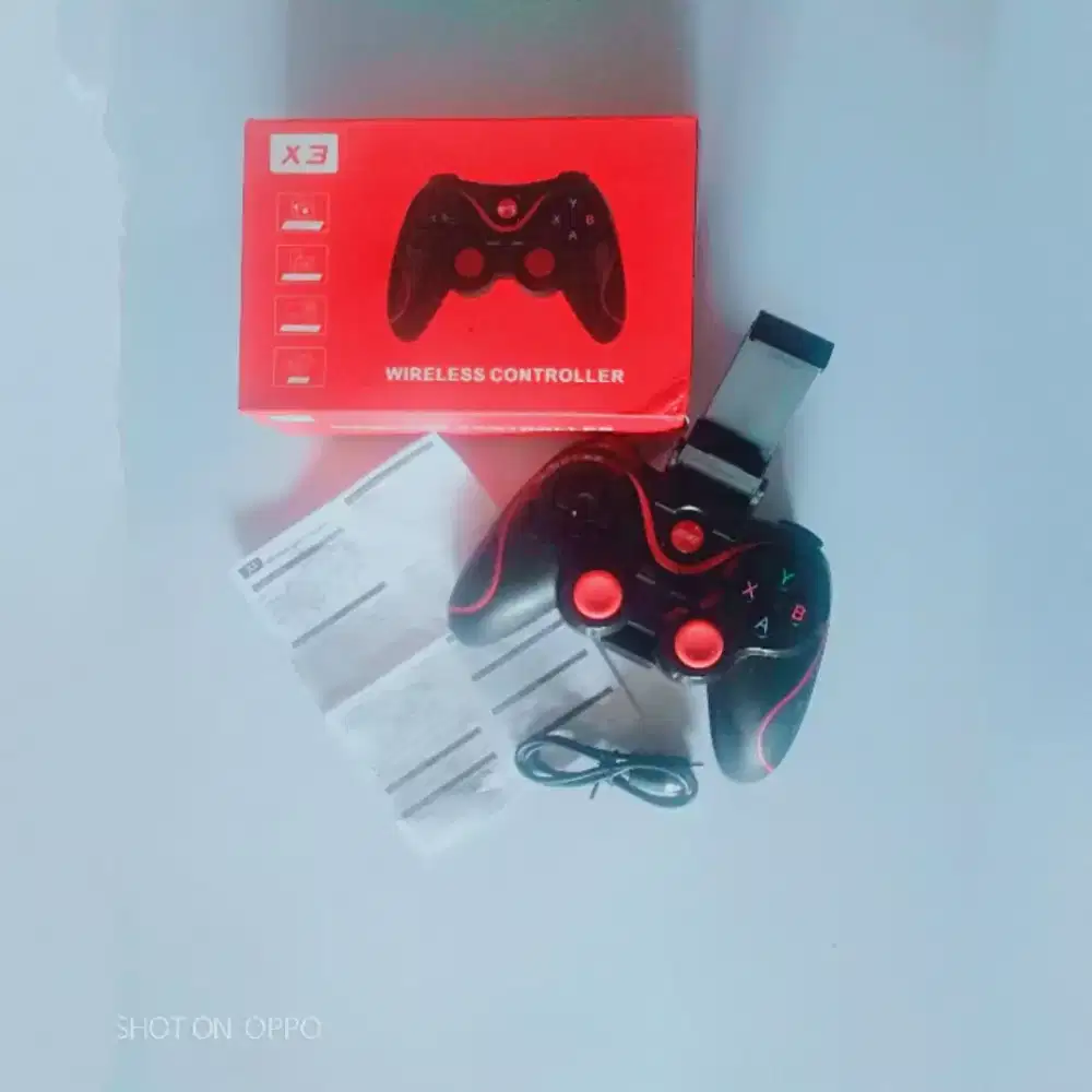 Gamepad Joystick Bluetooth Android X3 Iphone Controller Hitam   ...