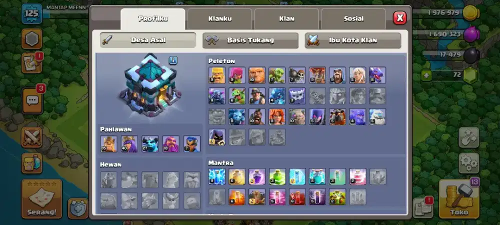 COC TH 13 AKUN PRIBADI