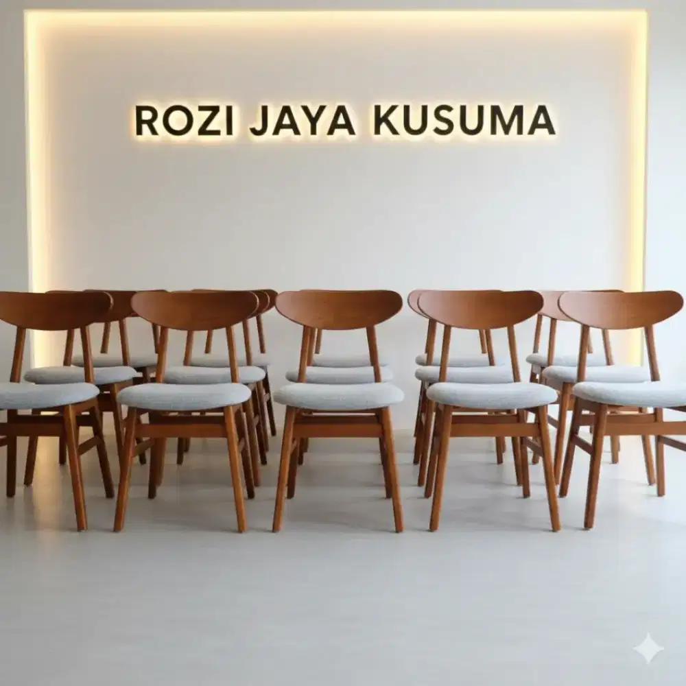 Kursi cafe kursi ropan kayu jati