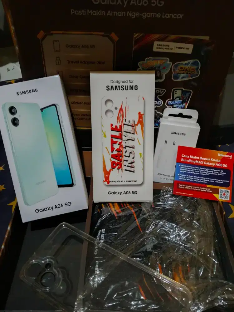 SAMSUNG A06 5G warna toska 128GB(6+6)