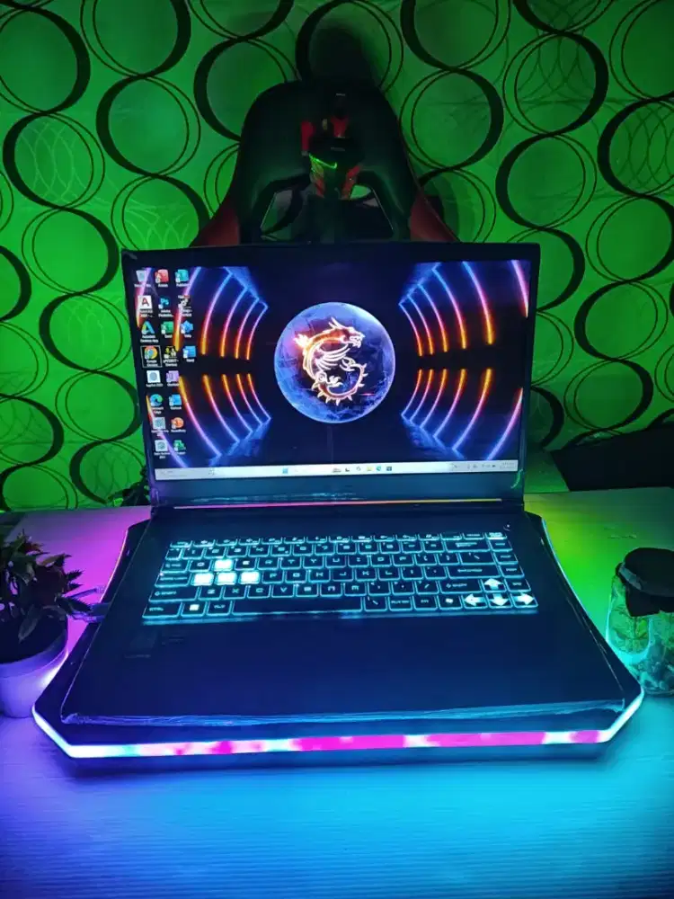 MSI Thin 15 LIKE NEW FULLSET BOX [GEN 12] SSD 512GB RTX 2050 VRAM 4GB