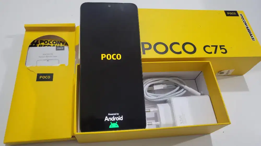POCO C75 6/128GB Resmi Fullset No Minus