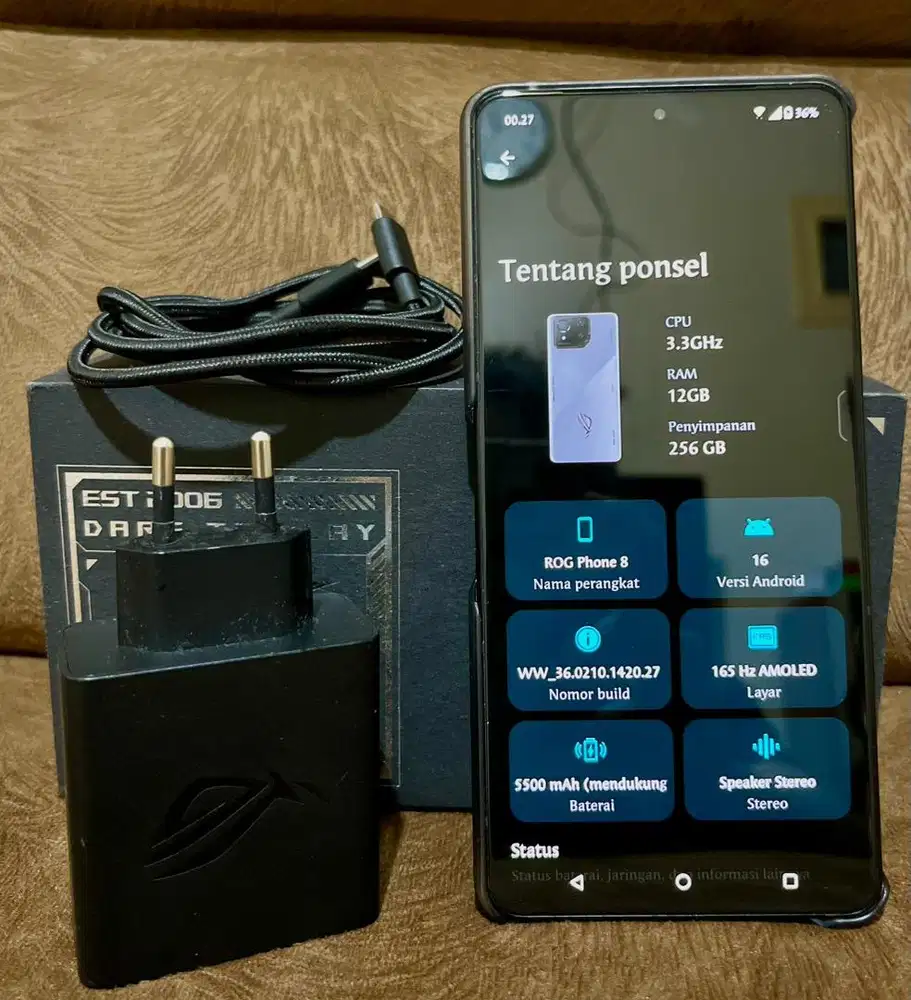 Asus ROG phone 8 Strom Grey