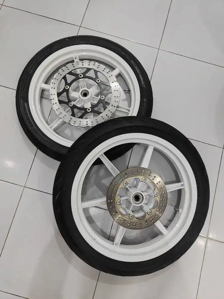 Velg Vrossi Derik Fullset Tinggal Pasang Untuk Ninja RR/R/SS