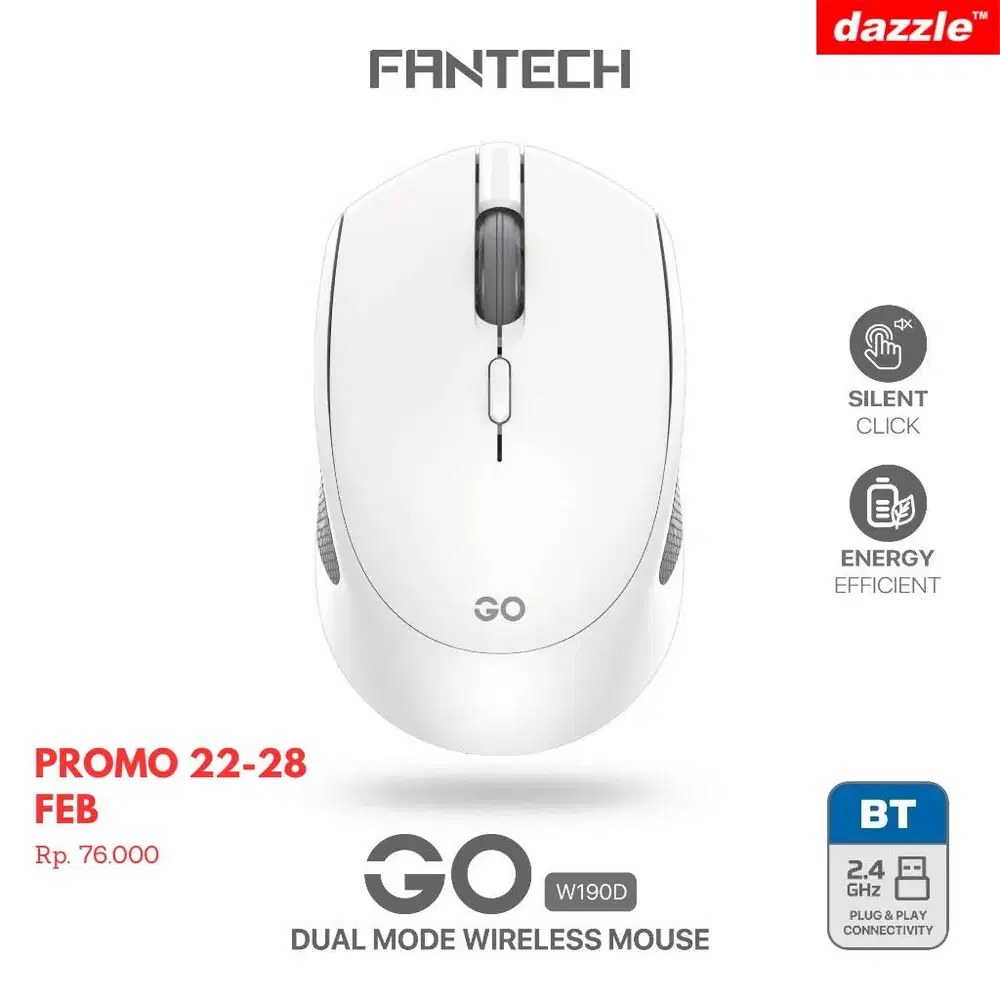 Mouse Fantech W190D White