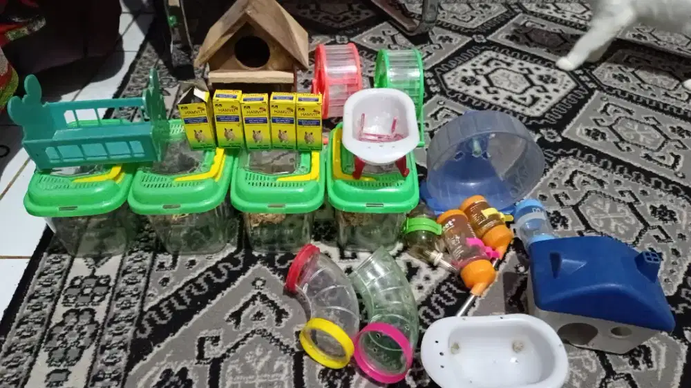 Borongan Rumah Hamster dan aksesoris