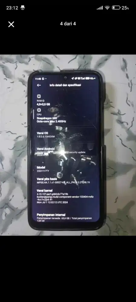 Xiaomi redmi note 11 4+2/128 NFC fullset