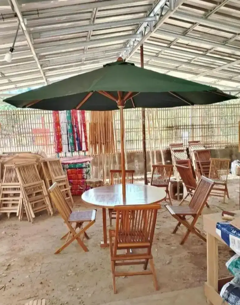 Payung set kopi lengkap jati