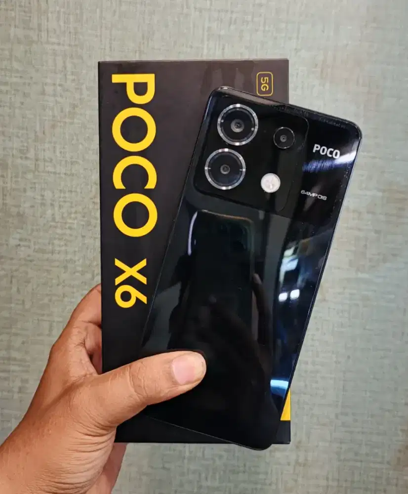 Xiaomi Poco X6 5G 12/256 Original Lengkap Fullset Mulus