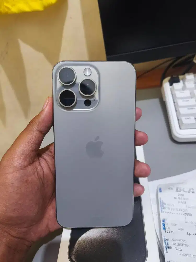 iPhone 15 Pro Max 256GB iBox – Mulus 100%, Siap COD, Nego Tipis!