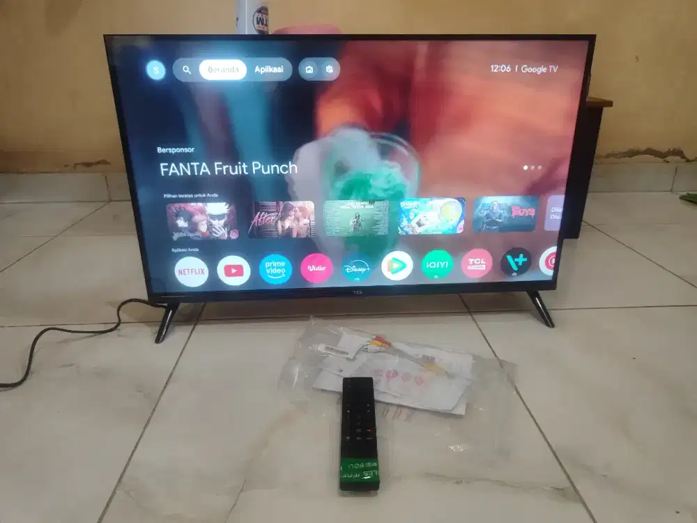 Smart Google tv 32 Qled Mulus segel