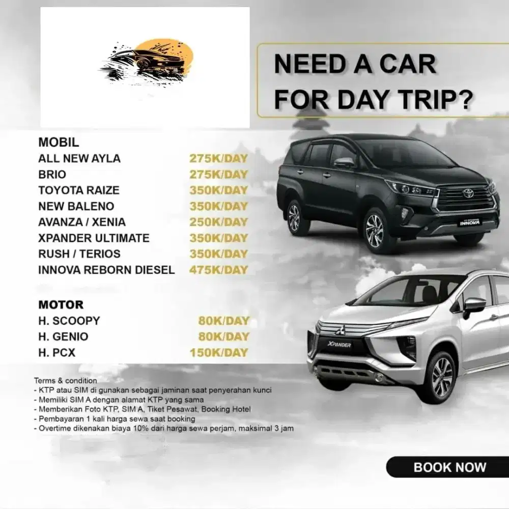 Rental mobil lepas kunci