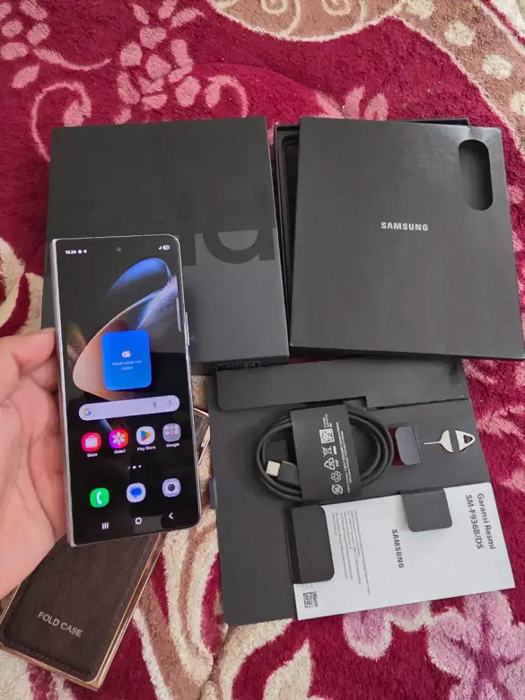 samsung Z fold 4 ram 12/512gb resmi sein,fulset original,istimewa