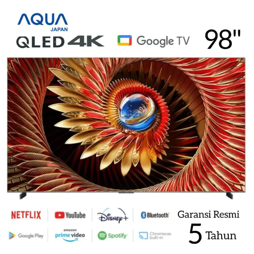 AQUA Japan QLED 4K Google TV 98 inch AQT98S90EU QLED 4K HDR MEMC 144Hz