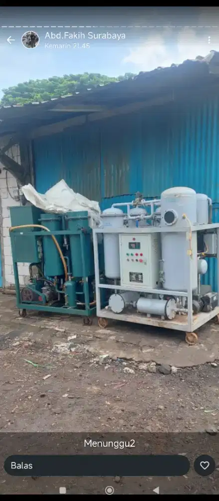 Mesin treatment oli trafo