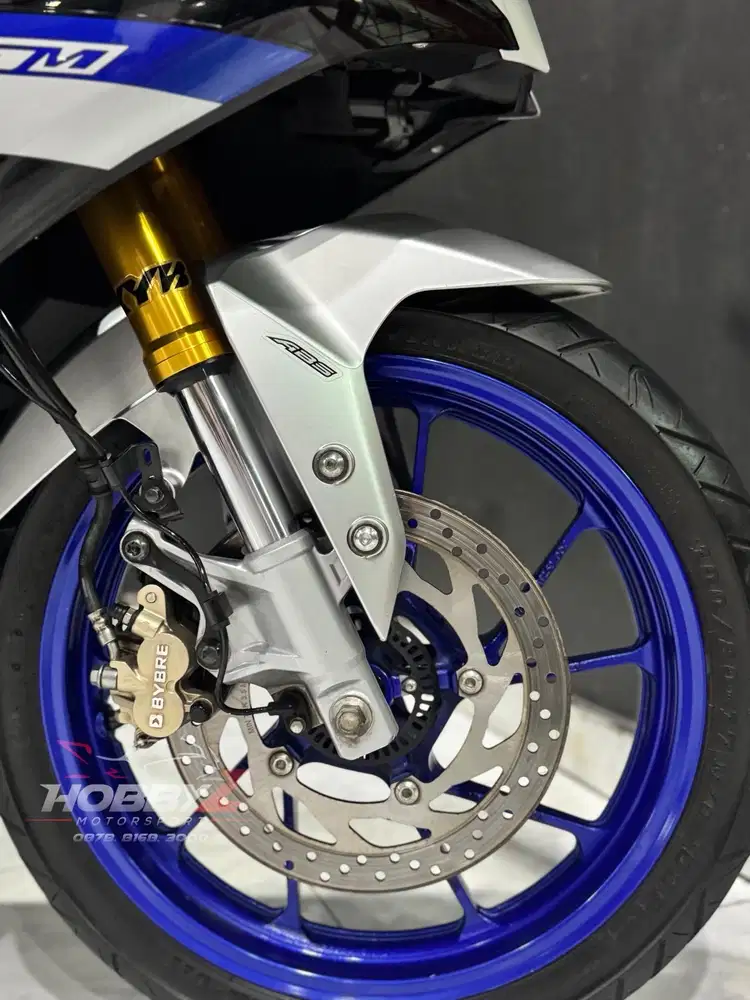 Yamaha r15 m abs v4 2022 modif silver ninja,km 17rb,istimewa mantap