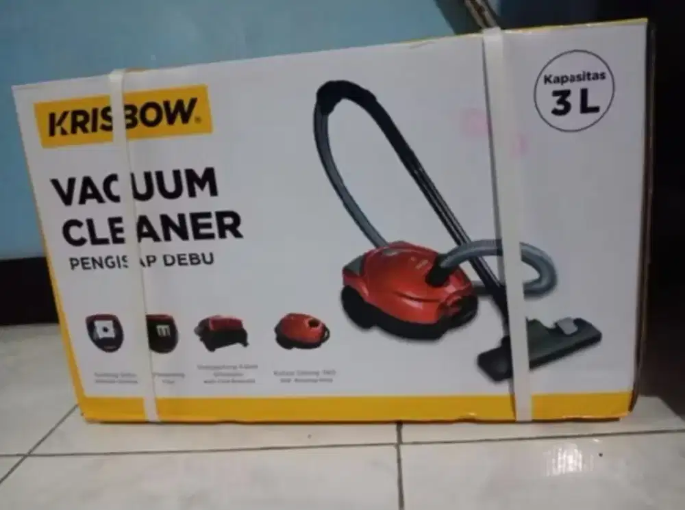 Vacuum Cleaner KRSBOW 3L Normal Siap Pakai