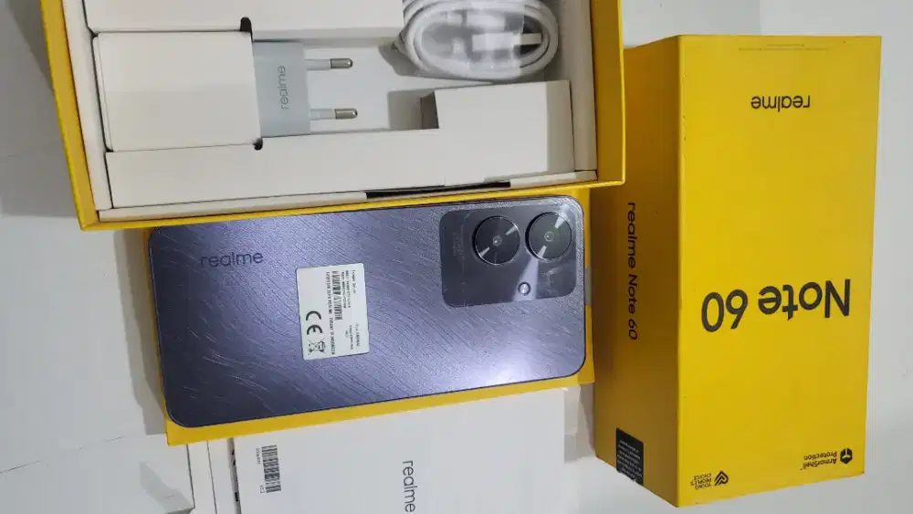 Realme note 60 6/128GB lengkap performa 90%