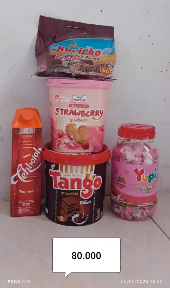 Paket hampers parcel lebaran tas jajan snack