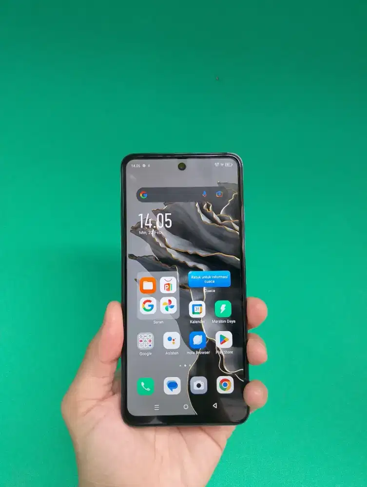 Infinix Hot 40i Black 4/128 GB Mulus total original