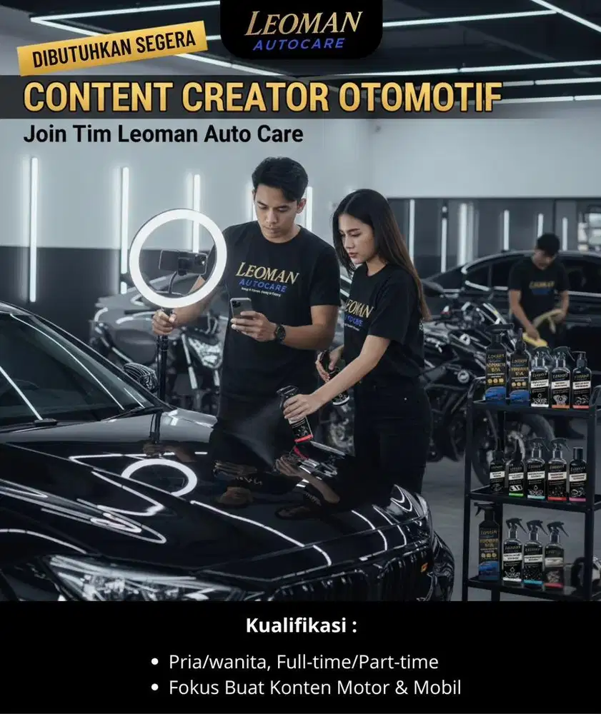 LOKER CONTEN CREATOR OTOMOTIF