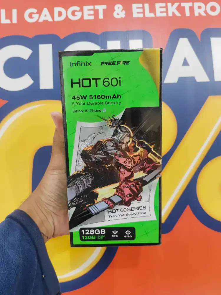 Infinix hot 60i 6/128 baru