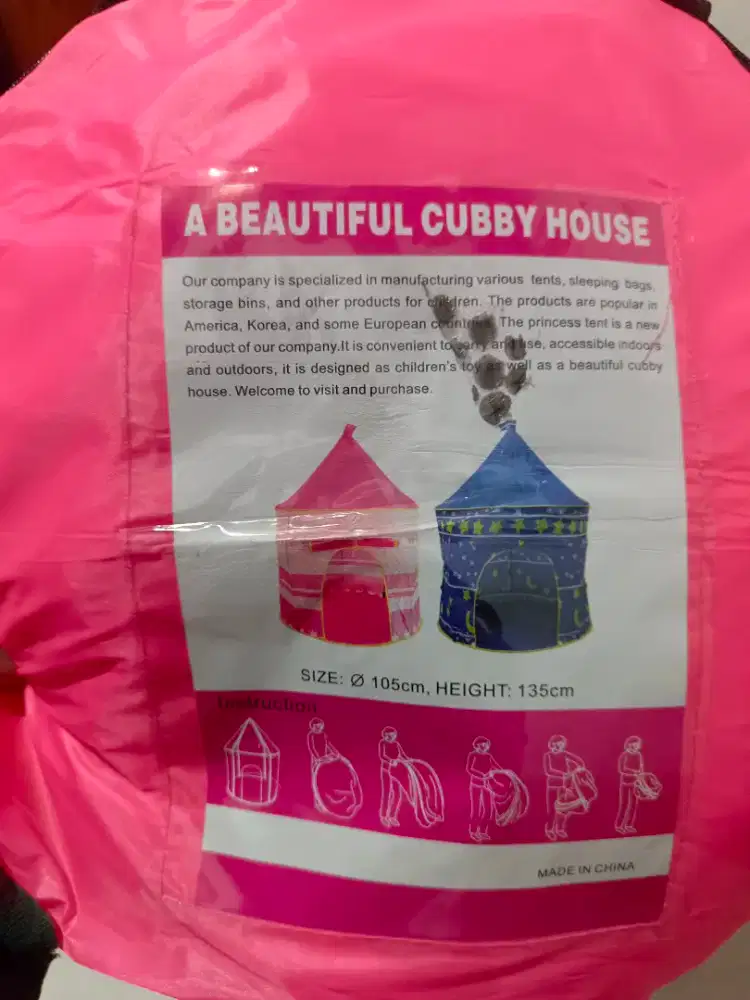 Jual tenda mainan anak model kastil