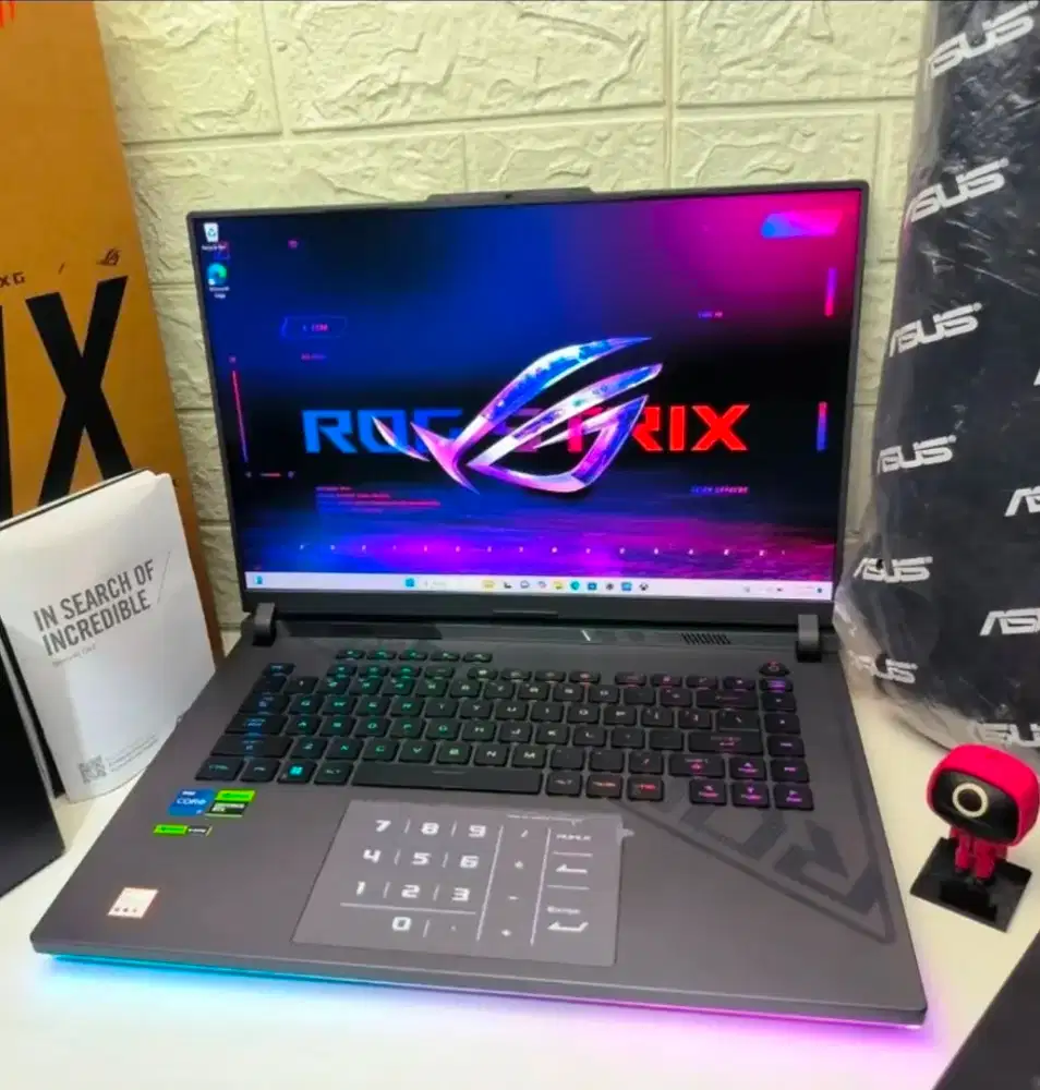 Asus ROG Strix G16-G614JV i7-13650HX RTX4060 8GB ssd 1TB Garansi 7bln