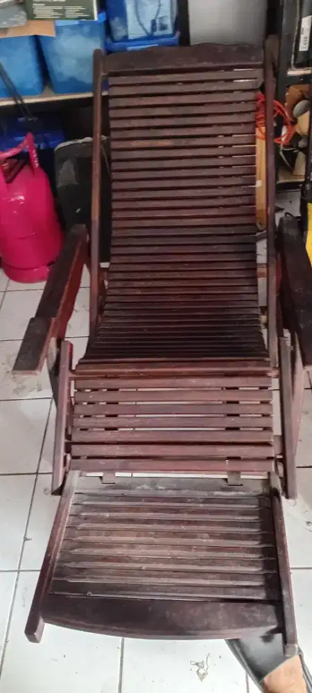 Kursi Malas, Kursi Santai Bahan Kayu Jati