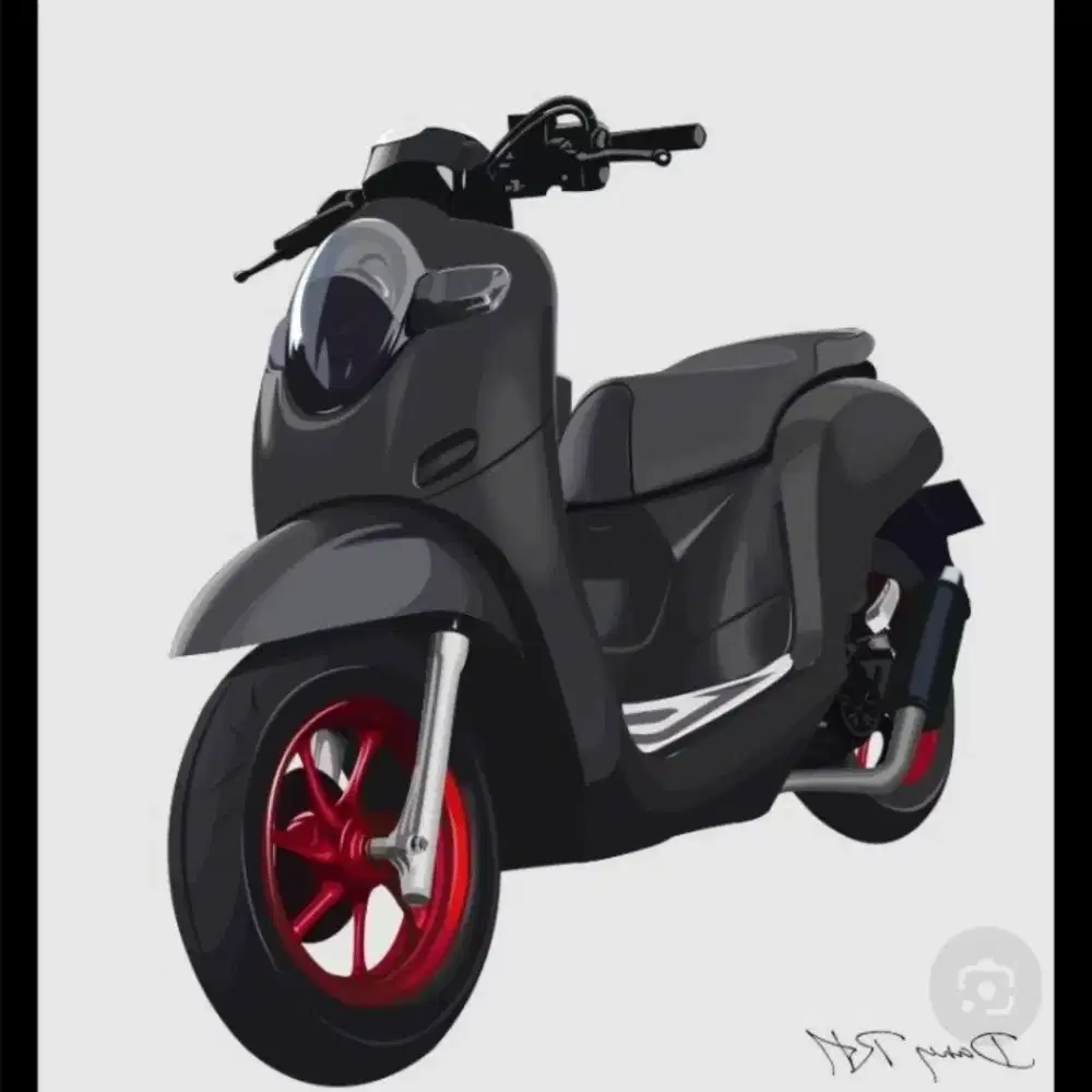 Dijual Honda Scoopy Prestige hitam 2024 ke pemakai langsung