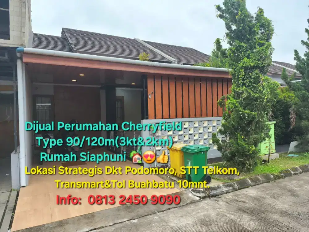 Perumahan Cherryfield Dijual Cpt Dgn Semi Furnished