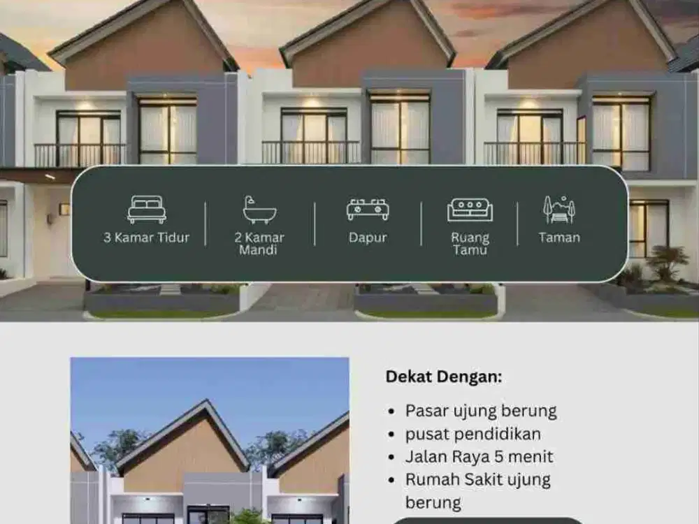 Rumah Baru 2lt Uber Kodya Bandung