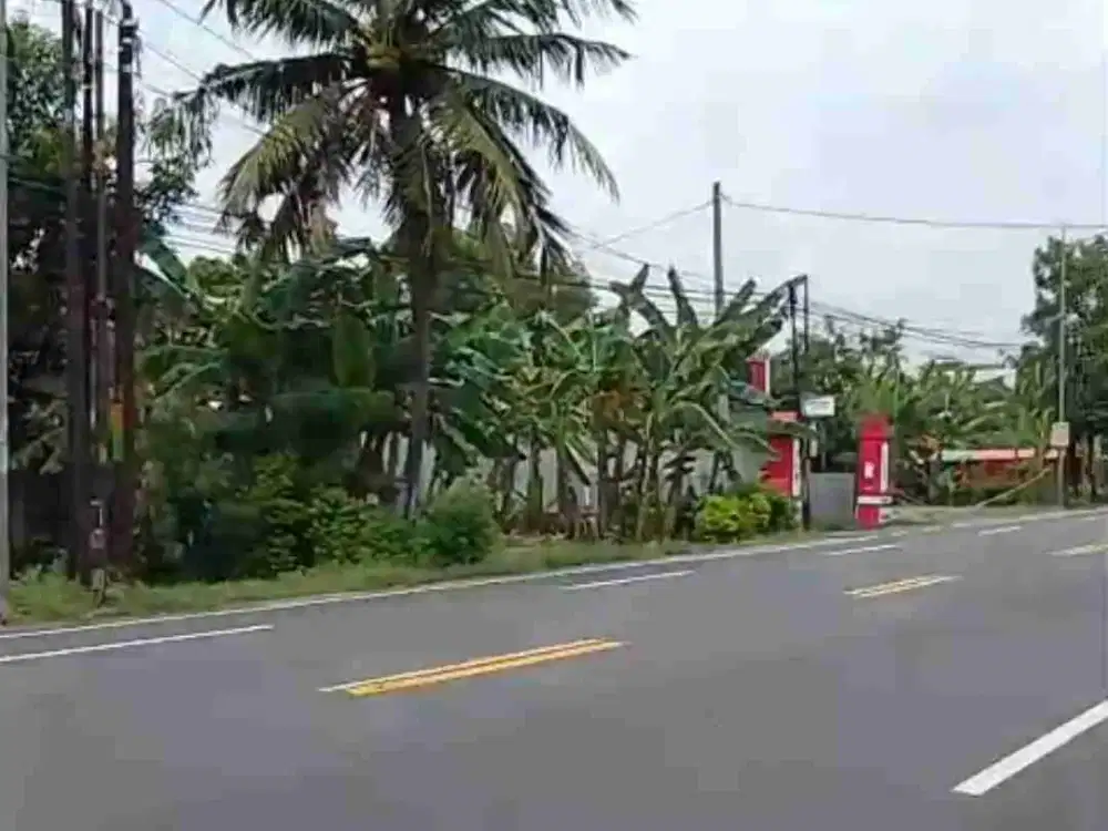 Tanah Murah tepi jl Nasional dekat bandara YIA