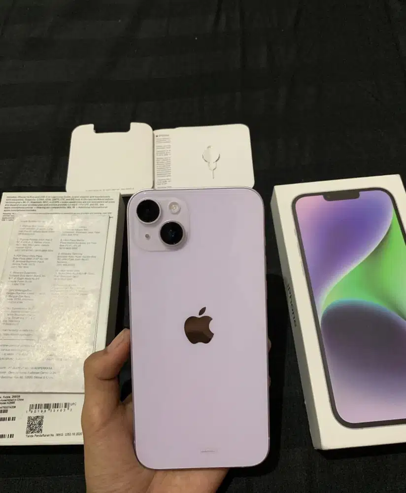 IPHONE 14 PLUS 256GB RESMI IBOX FULLSET