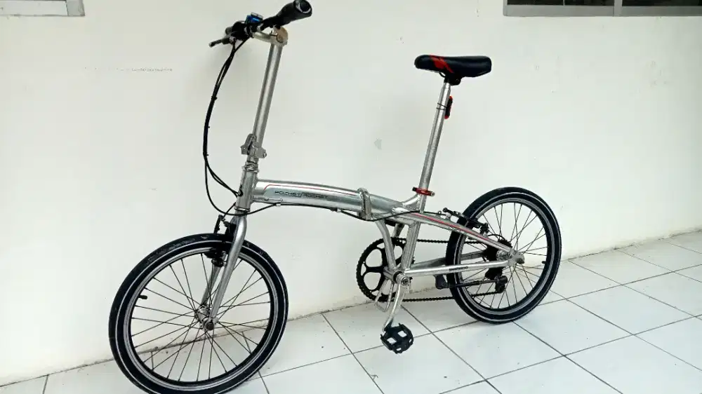 Pocket rocket 20 Alloy Sepeda lipat upgrade Megarange