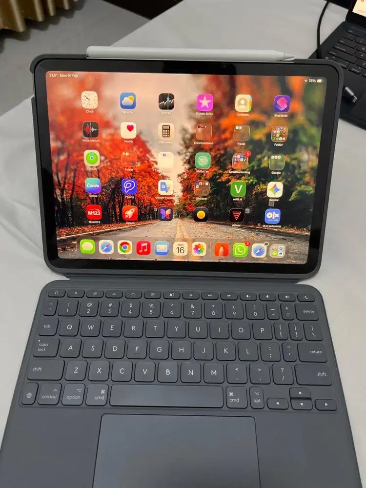 iPad Air M2 256 GB with Apple Pencil Pro & Logitech Keyboard