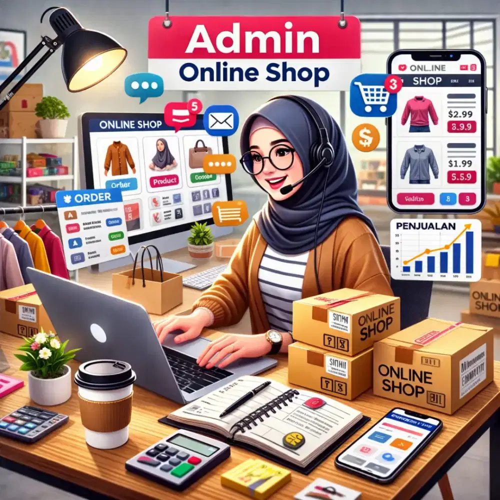 Dicari assisten online shop