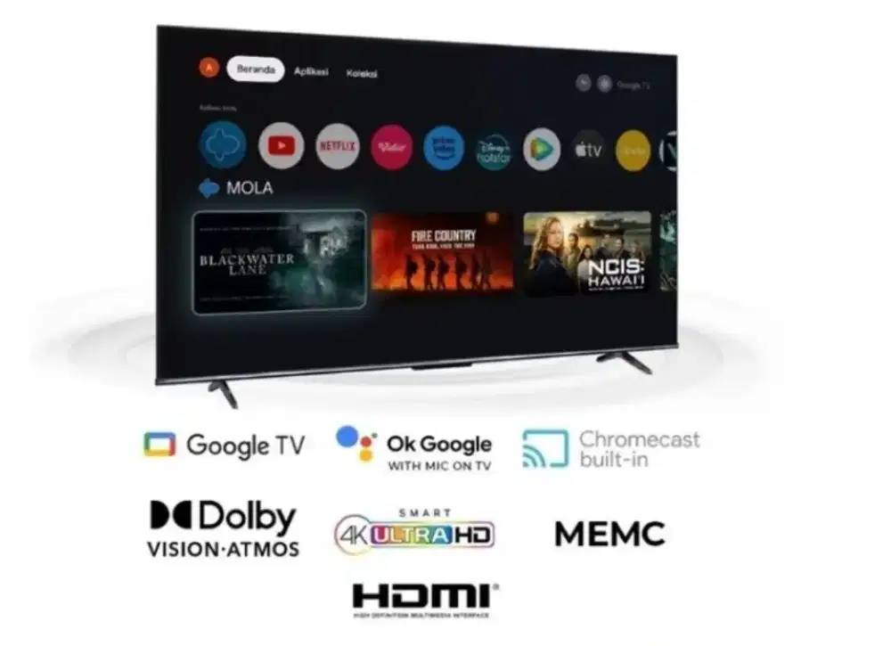 Google TV 75in dari Polytron promo Cashback dan Cicilan bunga ringan