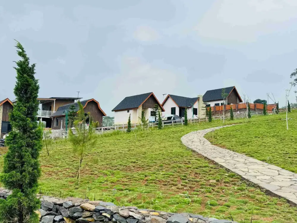 dijual cepat tanah Kavling villa SHM bernuansa Eropa di Bogor