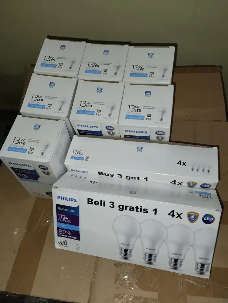 habisin setok lampu led philips/hannochs borong semua saja