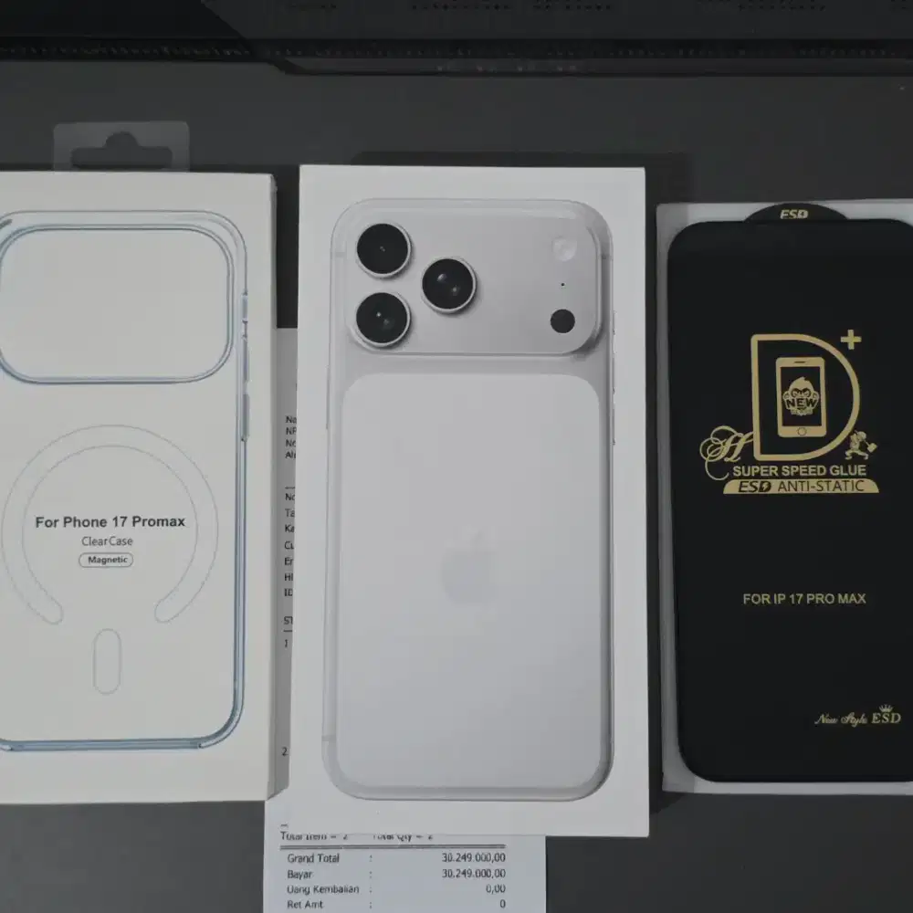 Iphone 17 Pro Max 512gb silver ibox new segel resmi