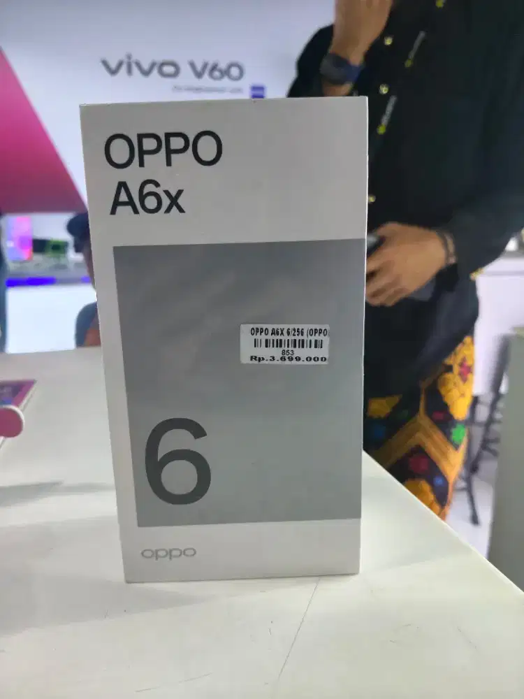 ready Oppo A6x 6/256 garansi resmi 1tahun Atlantis dahsyat