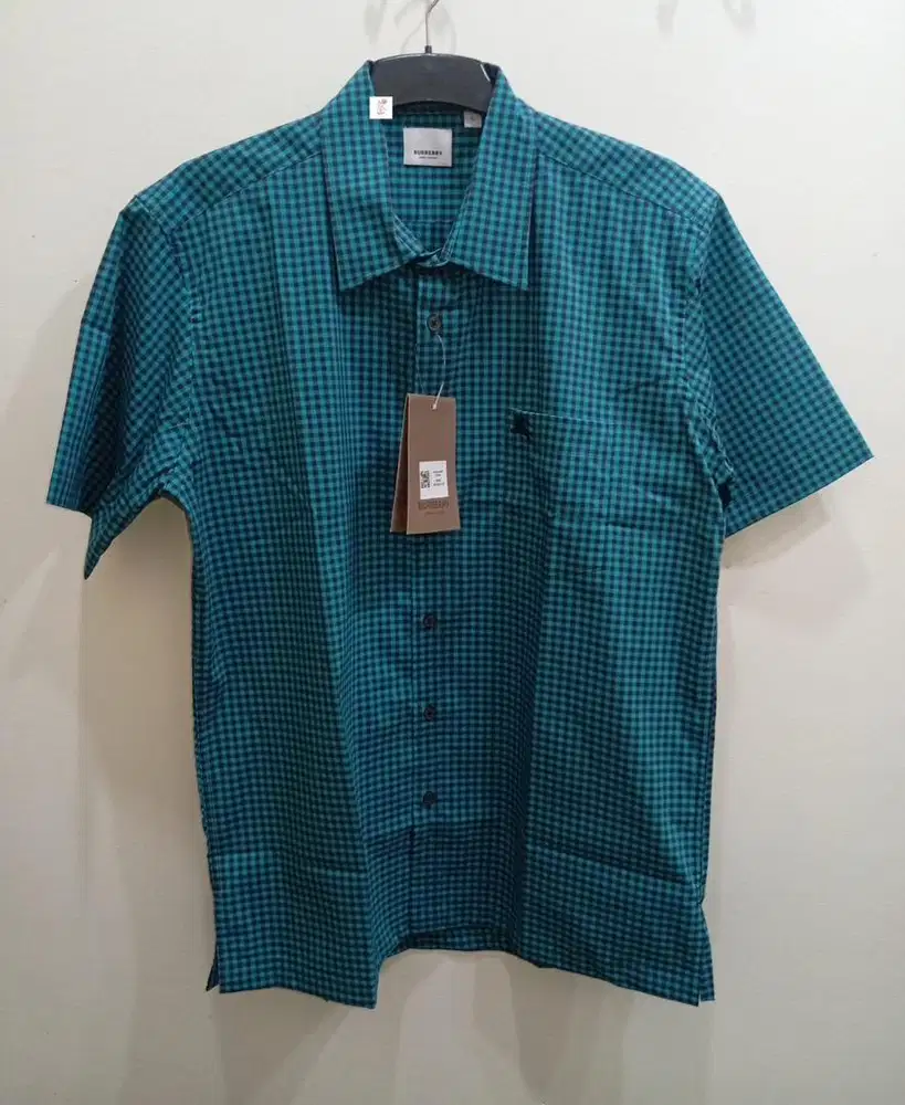 BIRBERRY KEMEJA KOTAKBIRU